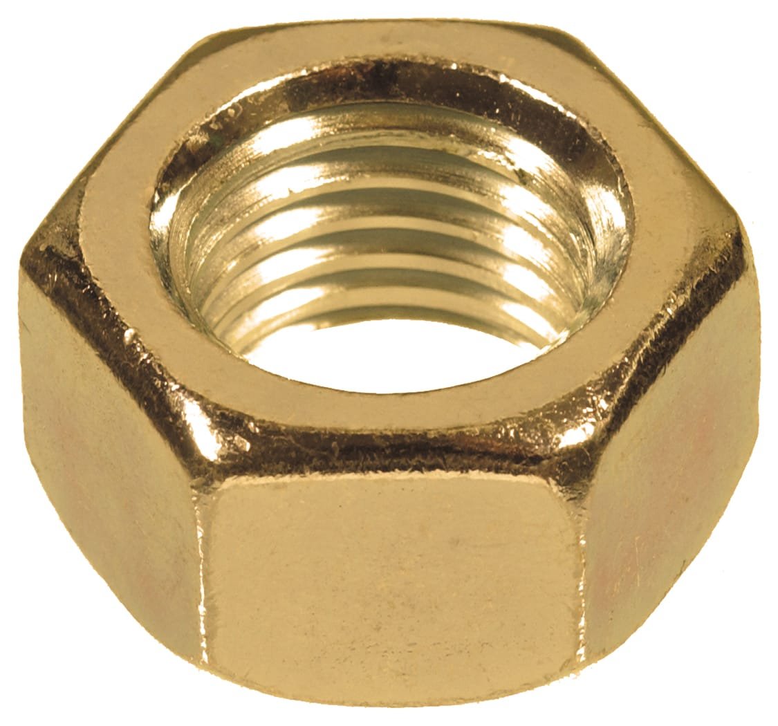 Picture of Brighton Best Br117001 1/4"-20 Brass Finished Hex Nut